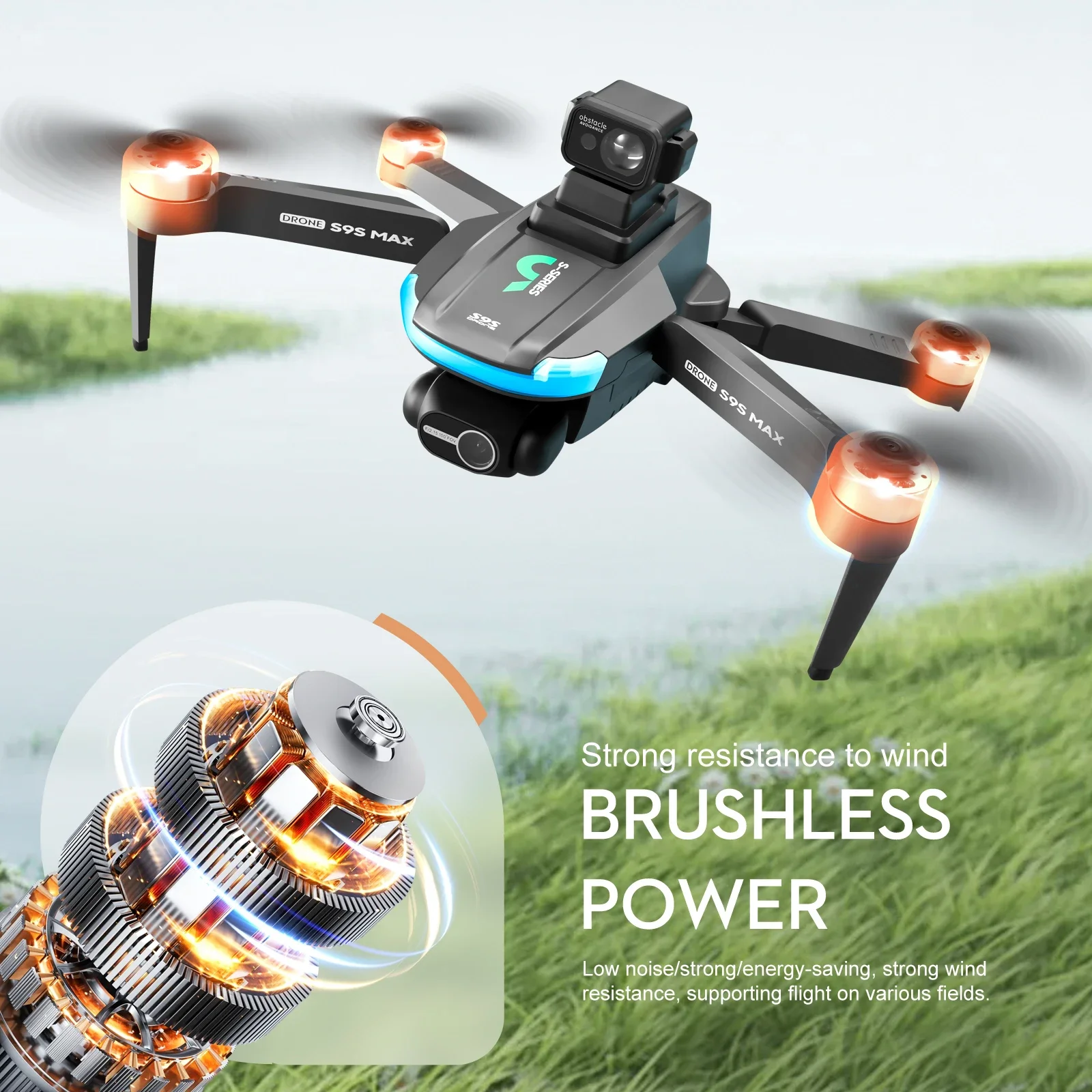 NEW S9S MAX MINI Drone 4K 2-Ax - Rc Helicopter Mini recension och pris
