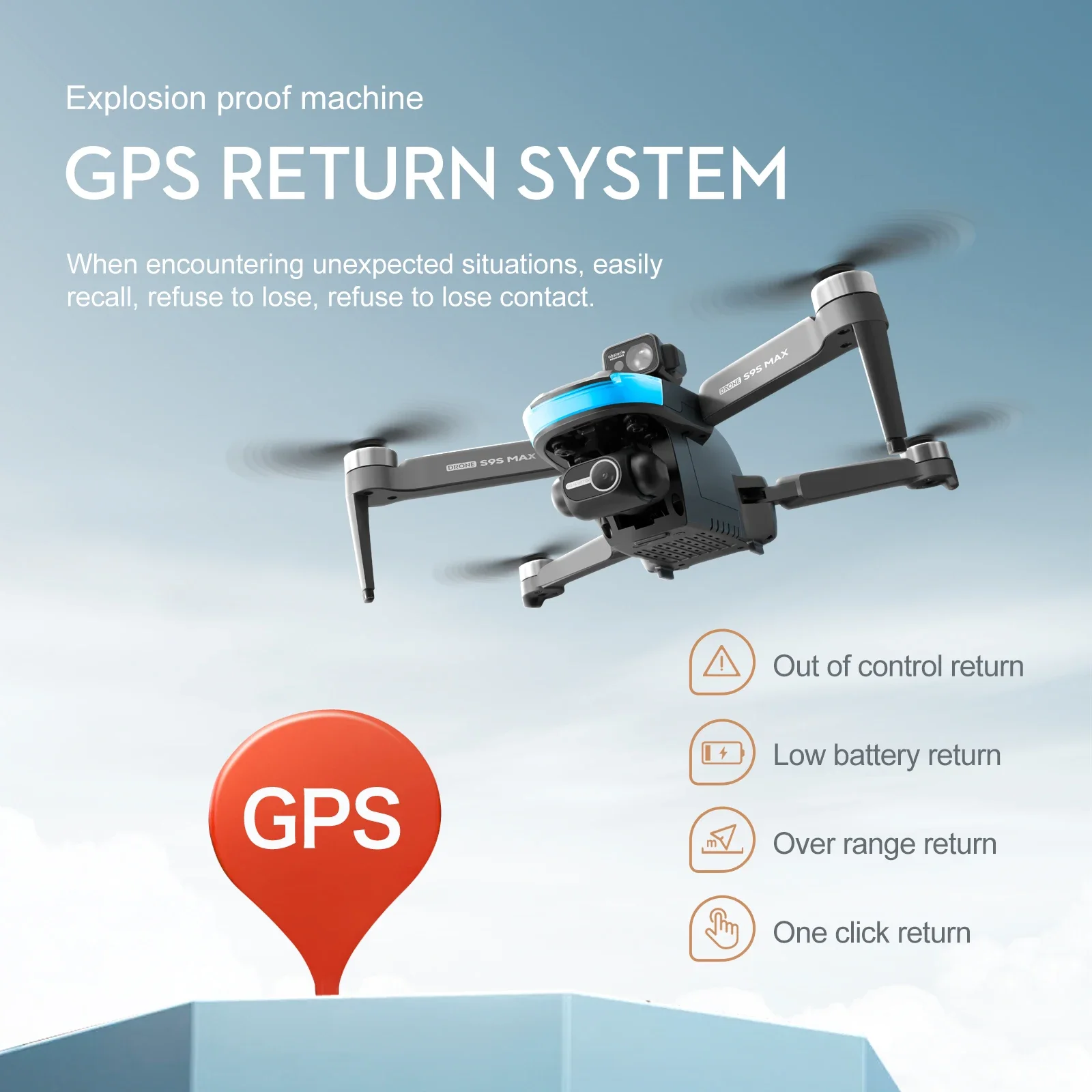 NEW S9S MAX MINI Drone 4K 2-Ax - Rc Helicopter Mini recension och pris