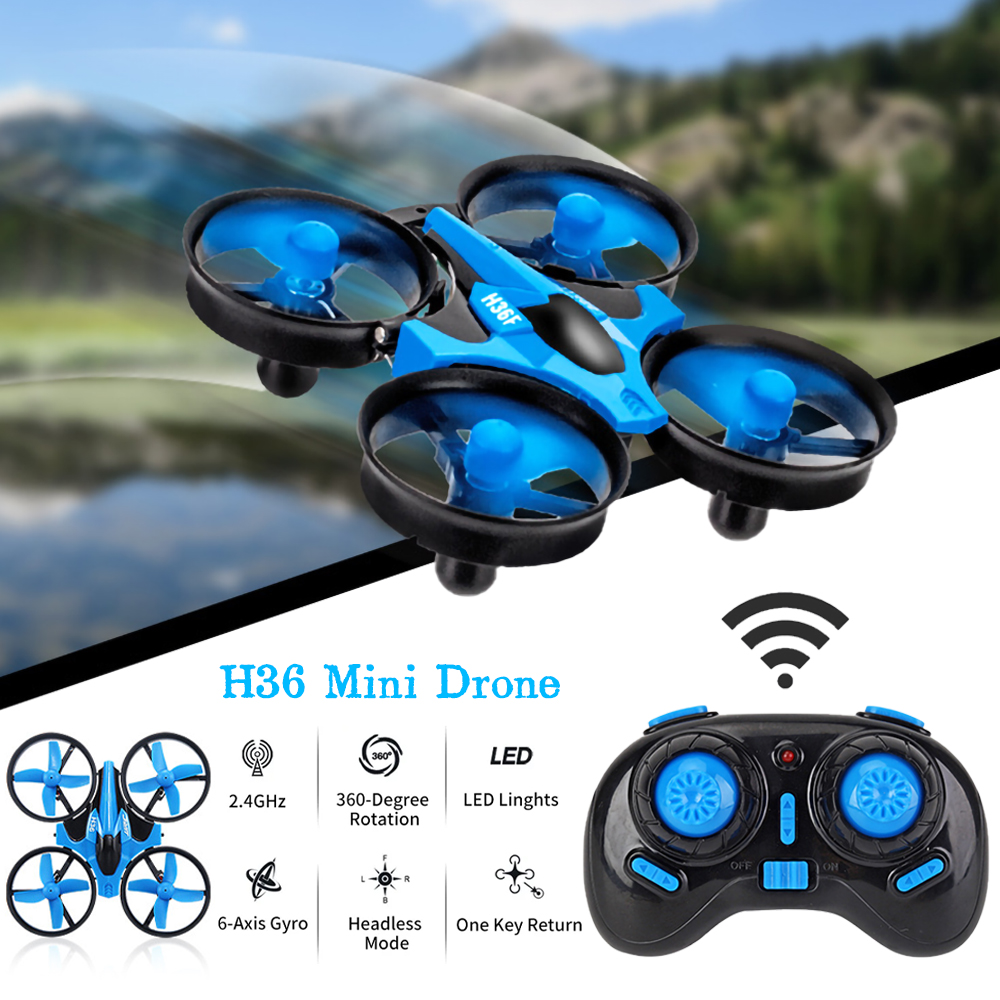 JJRC H36 Mini Rc Drone 4ch 6-A - Rc Helicopter Case recension och pris