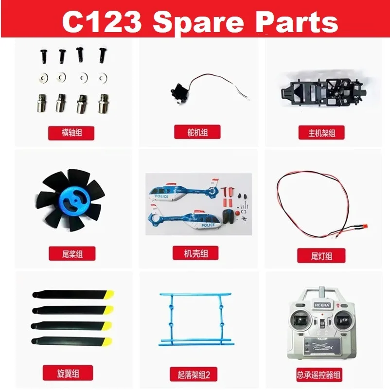 Spare Parts List For RC ERA C1 - Rc Helicopter Blade recension och pris